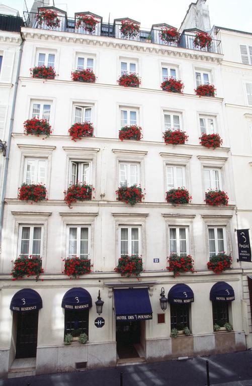 Hotel Des 3 Poussins Paris Eksteriør billede